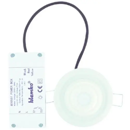 Klemko PLF-IB-PIR/1U Lumiko aanwezigheidsmelder inbouw 230V wit