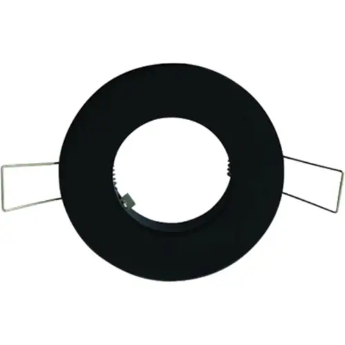 Klemko LED-IA-1VRD-80-ZW Lumiko 876550 Verona inbouwarmatuur rond 1-voudig 80mm zwart