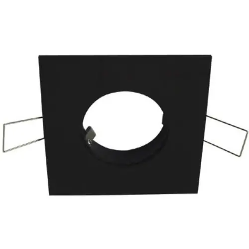 Klemko LED-IA-1VRH-ZW Lumiko inbouwarmatuur vierkant 1-voudig 80x80 zwart 876554