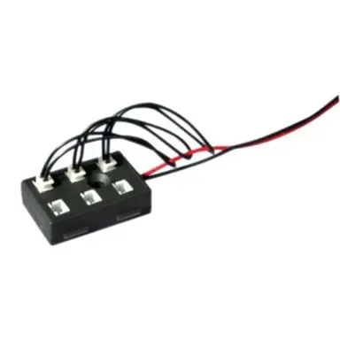 Klemko CON CAB 6V-2M Lumiko 860810 zesvoudige connectorkabel tbv Klemko/Lumiko Ledspots