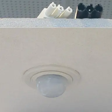 Klemko PLF-IB-PIR80WI2 Lumiko 870944 aanwezigheidsmelder PIR plafond inbouw 10m 2300W aansluitkabel Wieland IP40