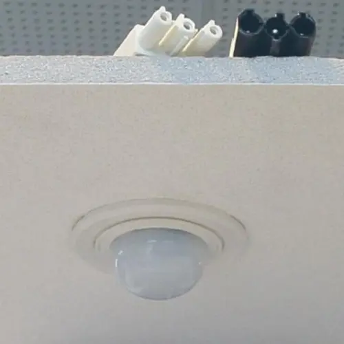 Klemko PLF-IB-PIR80WI2 Lumiko 870944 aanwezigheidsmelder PIR plafond inbouw 10m 2300W aansluitkabel Wieland IP40