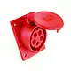 PCE 425-6F9V Wcd CEE 32A 5p Rood 6h