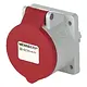 Mennekes CEE 3385 Wcd CEE 16A 5p Rood 6h