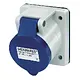 Mennekes CEE 857 Wcd CEE 16A 3p Blauw 6h