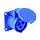PCE 313-4F0V Wcd CEE 16A 3p Geel 4h