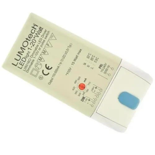 Klemko LED-DRV20WD40VI 876829 LED-driver constante stroom 110-500mA 1-20W 3-43V dimbaar 1-10V