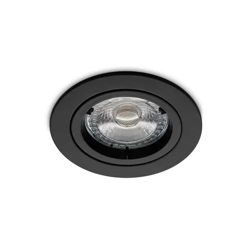Norton 17005 HLV-A inbouwspot vast GX5.3 12V IP20 zwart excl. lichtbron