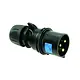 PCE 013-6TTXV CEE-contactstop 16A 3p Zwart 6