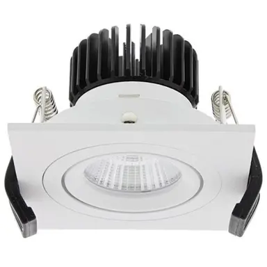 Klemko LD-7W-VK90-EWW Lumiko 868675 LED inbouwspot Bolero 7W/700mA 30gr. 2700K 650lm vierkant kantelbaar
