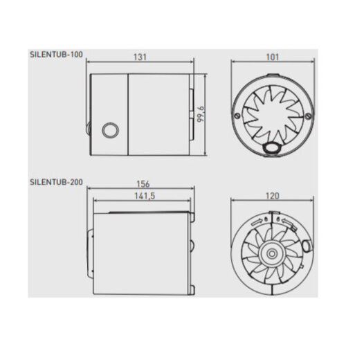 Soler & Palau SILENTUBE 100 buisventilator SILENTUBE - 100