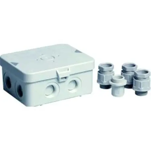 Attema AT2290 kabeldoos rechthoekig 120 x 95 x 45 voor 7-13 mm kabel incl. 3 wartels M20 IP65
