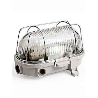 Interlight 7063NB Bulley wit E27 195x135mm bakeliet 230V max. 25 Watt IP54