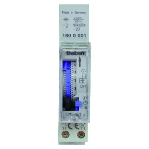 Theben 1600001 SYN 160 a analoge schakelklok 24 uurs segmentschijf maak 1 mod