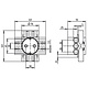 Attema AT1006 centraaldoos brandwerend rond plafond 12 combi-tuiten 16-19mm CH75R-BW