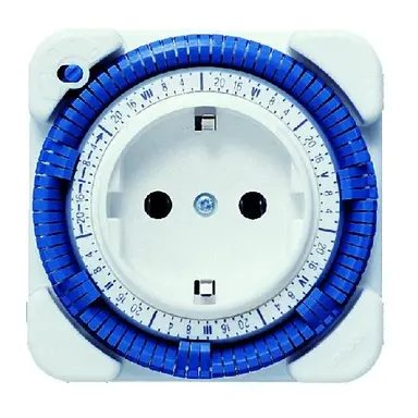 Theben 0270930 timer 27 analoge stekerschakelklok met weekprogramma