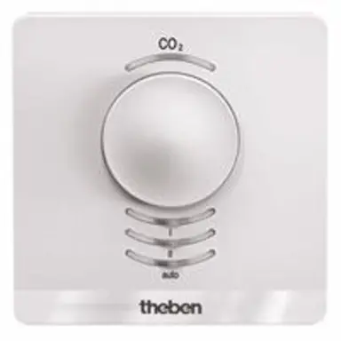 Theben 7160110 CO2-Sensor met 2 schakeluitgangen 3 analoge uitgangen 0-10V