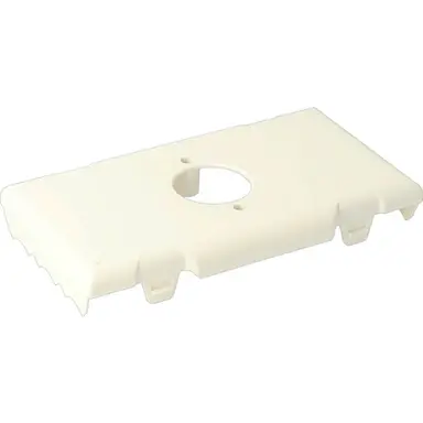 Attema AT1621 BK1619 lasdoos montagedeksel met doorvoergat en 2 inserts M4