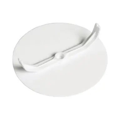 Attema AT1331 afdekplaat - sierdeksel rond 95mm verende klauwen wit RAL9010