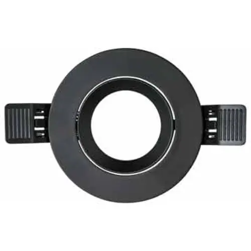 Interlight IL-F90RB frame MR16 90mm rond ip20 mat zwart RAL7021