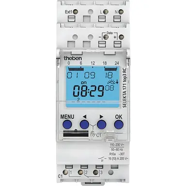 Theben 1710330 Digitale tijdschakelklok astro- en weekprogramma 1 kanaal app progr