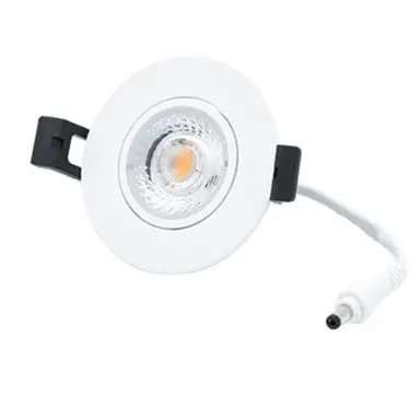 Interlight IL-DCM8CTAW inbouw LED spot kantelbaar 8W dimbaar excl. driver 500lm 2000-2700K wit mat