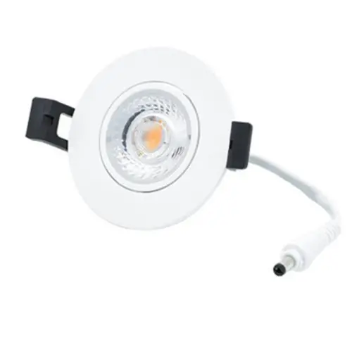 Interlight IL-DCM8CTAW led spot kantelbaar 8W dimbaar 500lm inbouw 2000-2700K wit mat