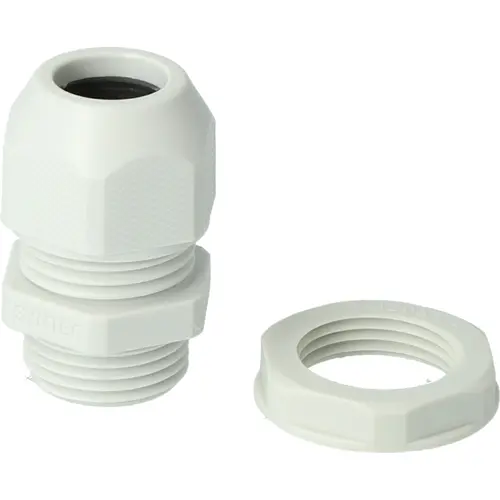 Attema AT2510 nylon wartel M20 met contramoer M20 en flens klembereik 7 -  13 mm