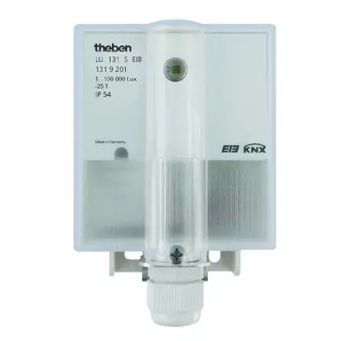 Theben 1319201 LUNA 131 KNX combisensor licht/temp. wandopb. 1-100000 lux,-25-+55°C