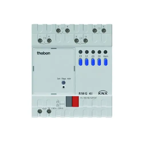 Theben 4930210 RMG 4i schakelactor 16A C-last basismodule