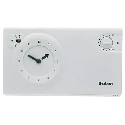 Theben 7210030 RAMSES 721 analoge klokthermostaat 230V dagprogr. vaste temp.verlagi
