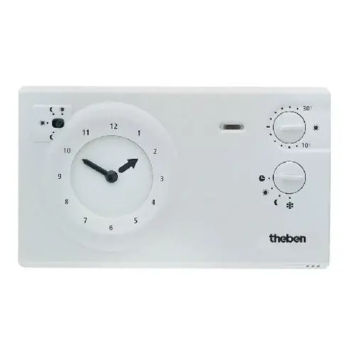 Theben 7220801 RAMSES 722 S analoge klokthermostaat 230V + segm. dagprogr. keuzesch