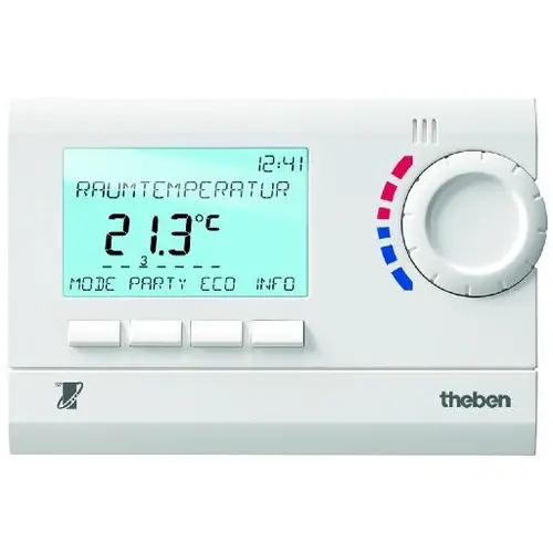 Theben 8509132 Digitale klokthermostaat voor tijdafhankelijke bewaking en regeling va