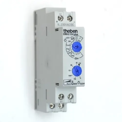 Theben 5340001 universeel dimmer voor ESL en 230V LED-Lampen DIN-rail