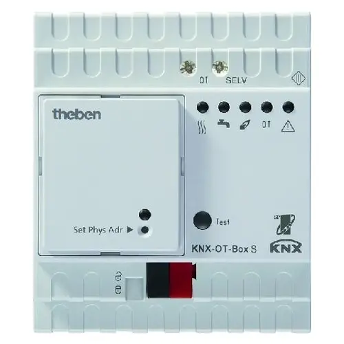 Theben 8559201 KNX-OT-interface voor connectie van KNX-ruimteregelaars met OT-verwarm