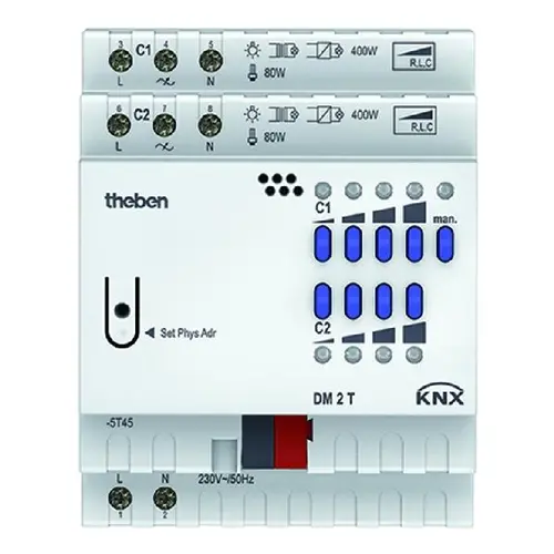 Theben 4940270 KNX universele dimactor 2-voudig