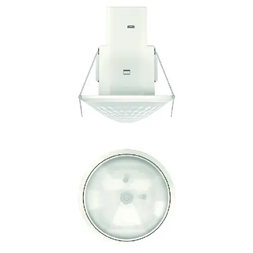 Theben 2080560 Aanwezigheidsmelder voor plafondinbouw springveer 360° Ø8m wit