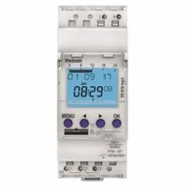 Theben 6100130 TR 610 top3 Digitale schakelklok weekprogr. 1 kanaal 2 TE App-prog