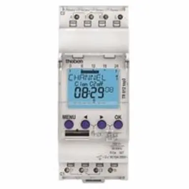 Theben 6120130 TR 612 top3 Digitale schakelklok weekprogr. 2 kanaals 2 TE App-pro