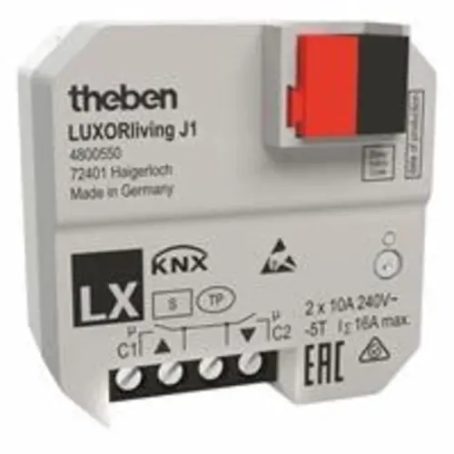 Theben 4800550 LUXORliving inbouw jaloezieactor 1 kanaal