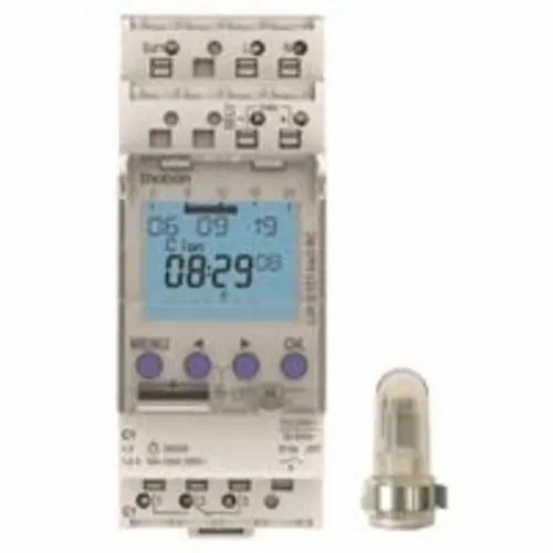 Theben 1210130 Schemerschakelaar met schakelklok opbouw-lichtsensor 1 kanaal RC-mo