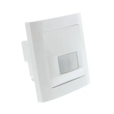 Klemko IB-PIR-W-55X55 Lumiko 870543 inbouw bewegingsmelder 3-draads wit glans