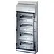 Hensel KV 9448 B verdeelkast 48 modulen 4-rijen IP65 708x295x129mm grijs met transparante deur