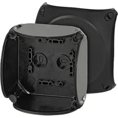 Hensel EB 04 B lege behuizing ip66 83x83x55zw