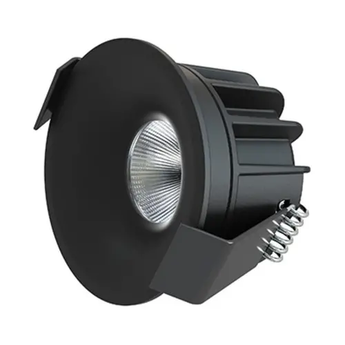 Interlight IL-DCM4CTAB LED Camicro 4W downlight vast dimbaar 2000-2700K IP44 zwart