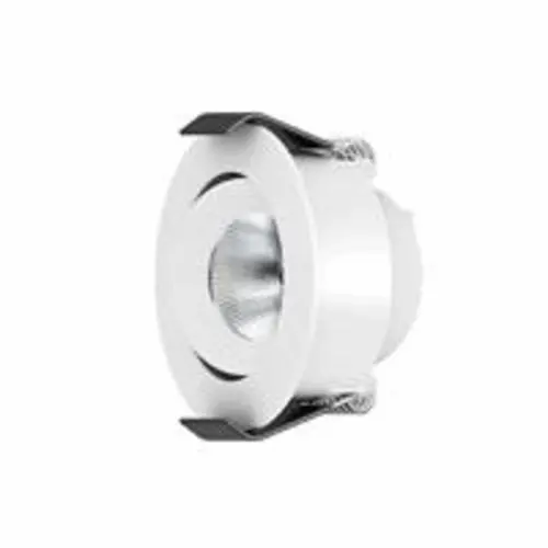 Interlight IL-DCM4TCTAW led spot kantelbaar 4W dimbaar + driver 230lm inbouw CAT 2000-2700K wit mat
