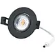 Interlight IL-DCM8CTAB inbouw LED spot kantelbaar 8W dimbaar excl. driver 500lm 2000-2700K zwart mat