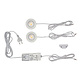 Interlight IL-CBSET27W LED Cabiled set met 2xspot 4W 2700k wit + driver