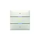 Theben 4800412 LUXORliving tastsensor met 2 toetsen en 2 status LED's geïntegreerde