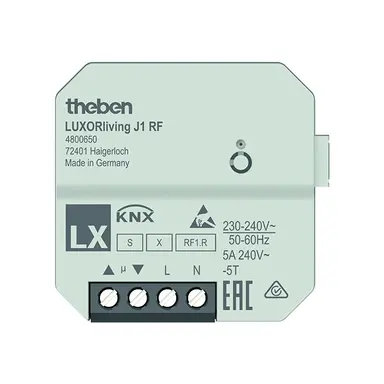 Theben 4800650 LUXORliving inbouw RF jaloezieactor